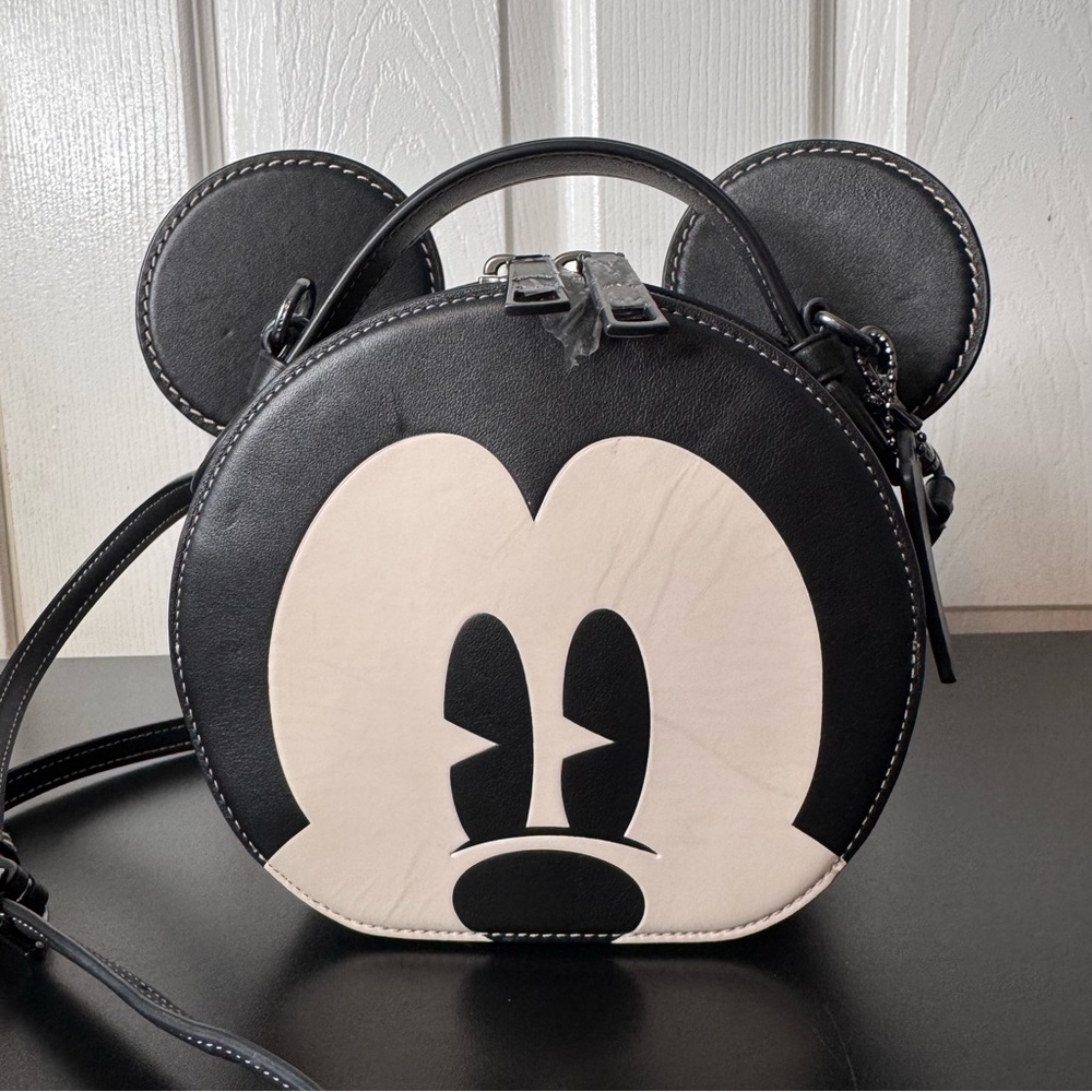 Coach X Disney Mickey Mouse Face Ears Bag